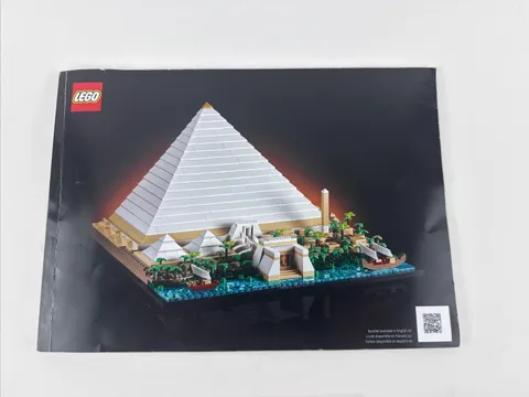 Lego Architecture Great Pyramid of Giza #21058 Instruction Book Only