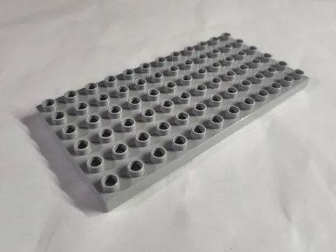 LEGO Duplo 6 x 12 Plate 4196 18921 Light Bluish Gray 10545 Batcave 10577 Castle