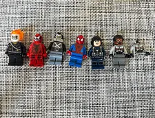 LEGO marvel minifig lot - rare ghost rider and carnage - light play on figures