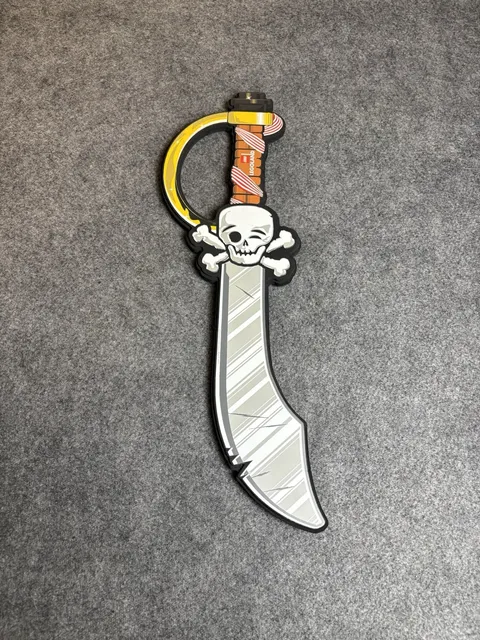 LEGO Pirate Sword EVA Foam Role Play Toy Winking Skull.    M1