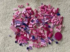 Lego Bricks And Pieces Pink And Purple