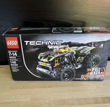 LEGO Technic 42034 Quad Bike Pull Back 148 pcs Ages 7-14 Complete Set New in Box
