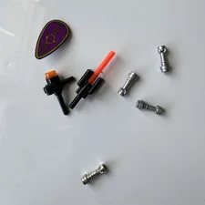 LEGO Minifigure Accessories & Weapons Parts Bulk Lot, Multicolor, 6 Pieces