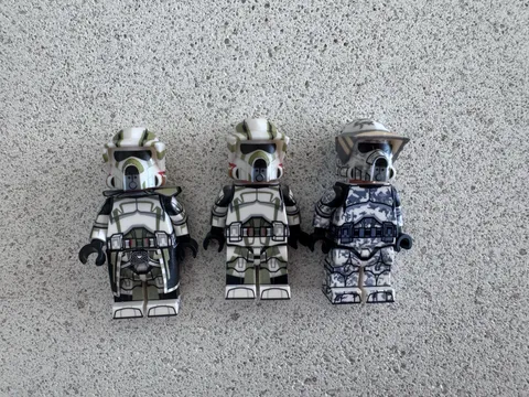 Lego Star Wars Clone Trooper ARF squad Pack Commander Trauma And Teth ARF