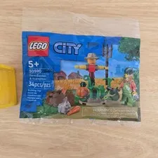 LEGO CITY: Farm Garden & Scarecrow (30590) Sealed Bag 34pcs 