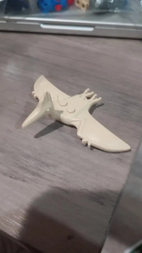 LEGO Pteranodon Minifigure Pterodactyl Dinosaur 5921 Retired Tan HTF