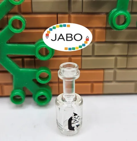 (S12 / 1 / 1) LEGO 95228pb01 Utensil Bottle with Black Sailing Ship Pattern