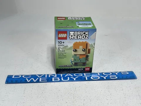 LEGO BRICKHEADZ MINECRAFT ALEX 40624 NEW, SEALED. RETIRED SET. SHIPS FAST!