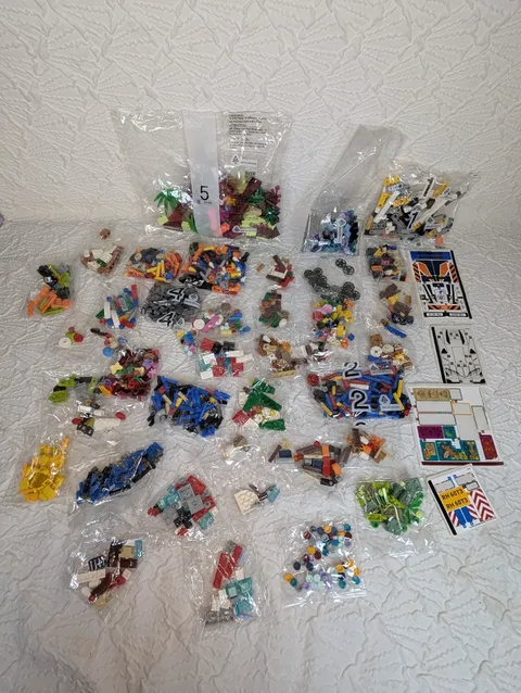 30+ LEGO Sealed Inner Parts Bags Mixed Sets Genuine Pieces Incomplete Lot