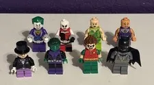 Lego Jokerland 76035 Mini Fgure Lot 8 Starfire Robin Beast Boy Joker Rare