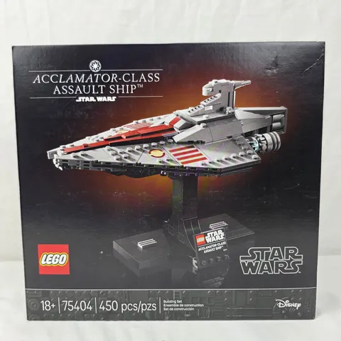 LEGO 75404 Star Wars Acclamator Class Assault Ship 450 pcs - Factory Sealed