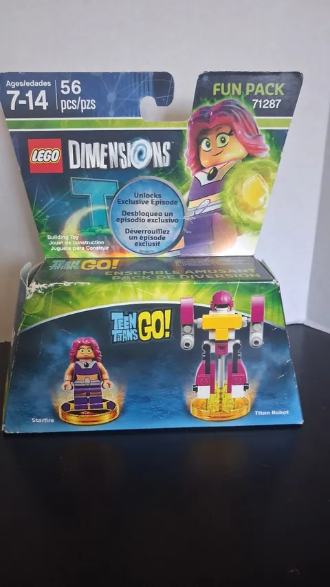 LEGO Dimensions Fun Pack 71287 Starfire & Titan Robot Teen Titans Go! 