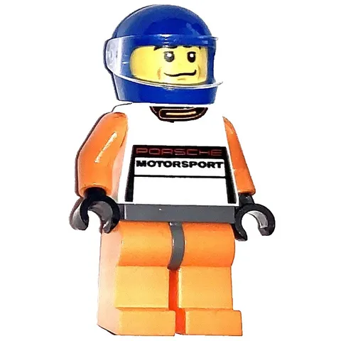 Lego Minifigure - Speed Champions Porsche 911 GT Driver sc008 75912 New