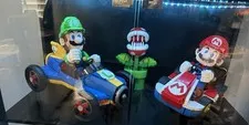 Lego Mario Kart 72037 & Luigi Kart 72050 w/ Piranha Plant