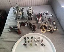 Lego Star Wars sets lot, builds complete, excludes some mini figures 