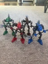 Lot of 4 Bionicle Rahkshi From 2003 with No Kraata (See Description)