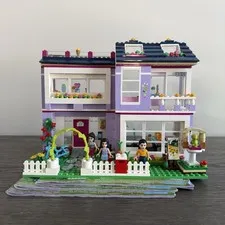 LEGO FRIENDS: Emma's House (41095) Near Complete with All Minifigures & Manuals