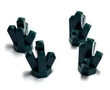 Lego - Lot of 4 - Dark Green, Crystal / Rock