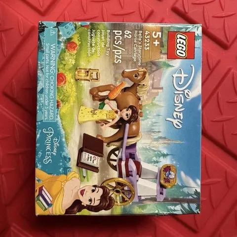 LEGO Disney Princess 43233 Belle's Storytime Horse Carriage Set 62 pcs 5+ 2023