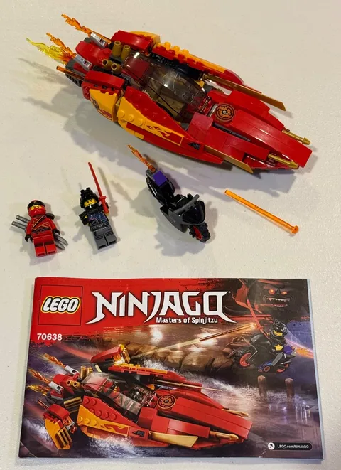 LEGO NINJAGO 70638 Katana V11 COMPLETE w/ Minifigs & Manual