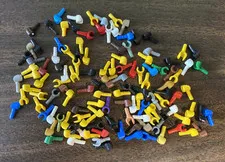 LEGO Bulk Parts: Minifigure Hands, Mixed Colors, Lot of 120