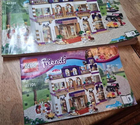 Lego Friends Heartlake Grand Hotel Instruction Manuals 41101 No Bricks