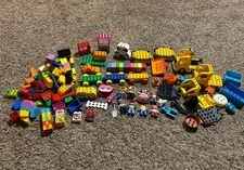 Lego Duplo large lot construction train people figure numbers