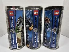  Lego Knights Kingdom 8703,8705,8706 *TIN CAN ONLY* EMPTY* 9" Collector