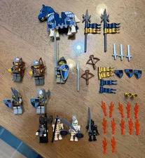 LEGO Minifigure 7094 King's Castle Siege Knight Lot Set Bulk Sale