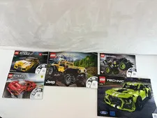 Lot of 5 Lego Speed Champions/ Technics MANUALS/INSTRUCTIONS booklets ONLY