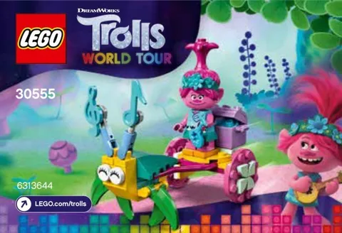 LEGO 30555 TROLLS POPPY'S CARRIAGE 2020 POLYBAG 51 PIECES AGES 6+