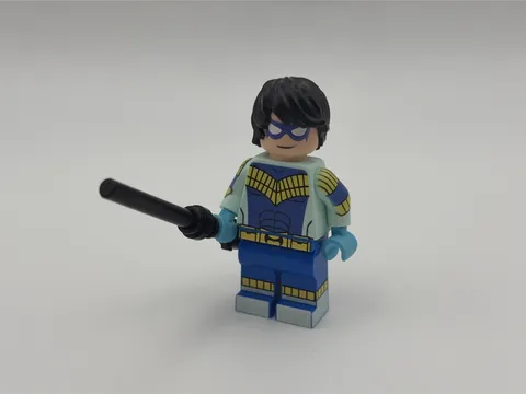 LEGO DC Nightwing Knightfall Custom Minifigure Printed On Real Bricks UV