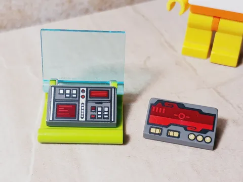 New LEGO Star Wars Computer Swap Controls Laptop Engineer WARP DRIVE Target Red