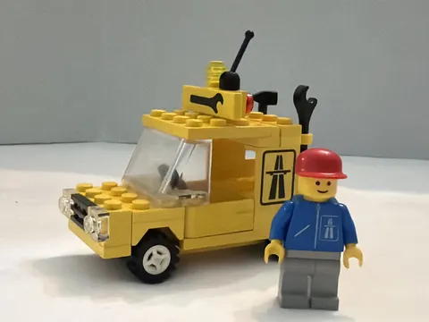 Lego Town - Emergency Repair Truck - Set #6521 - 100% Complete - No Manual - Vtg