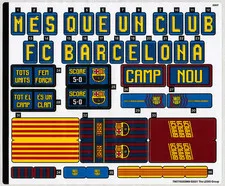 LEGO STICKER SHEET 10284 CAMP NOU - FC BARCELONA from set New & Genuine