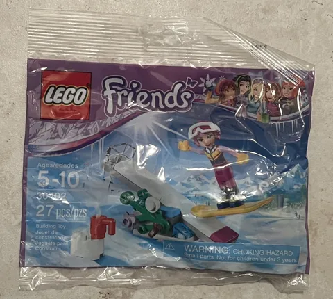 New LEGO Friends 30402 Snowboard Tricks Stephanie Mini Figure NEW Hot Chocolate