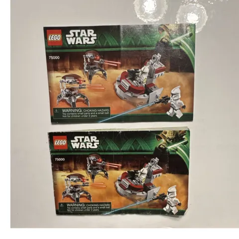 LEGO Star Wars Clone Troopers vs Droidekas 75000 Illustrated Manual Multilingual
