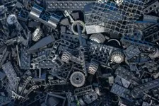 Black Bulk LEGO Lot of 200 Random Pieces