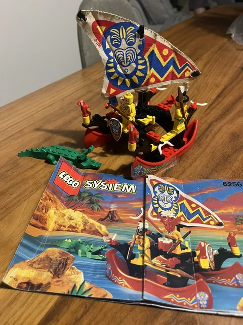 LEGO 6256 Pirates: Islander Catamaran Set w/ Manual - No Box