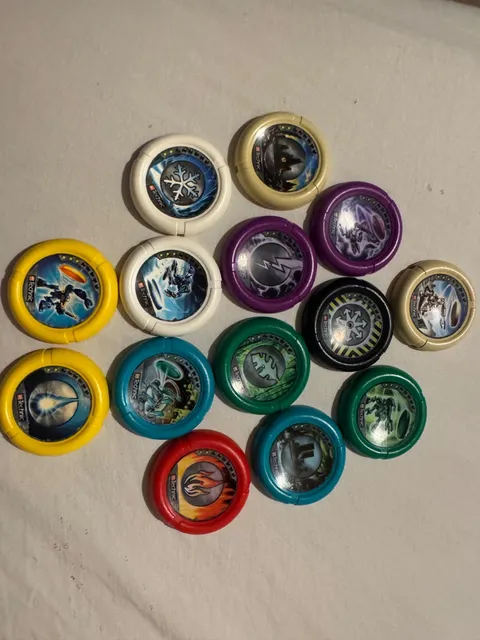 LEGO Technic Throwbot Slizer Throwing Disc Lot - 14 Discs