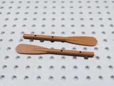 LEGO Lot of 2 Reddish Brown Oars Paddles Utensil Minifig Boat BJ