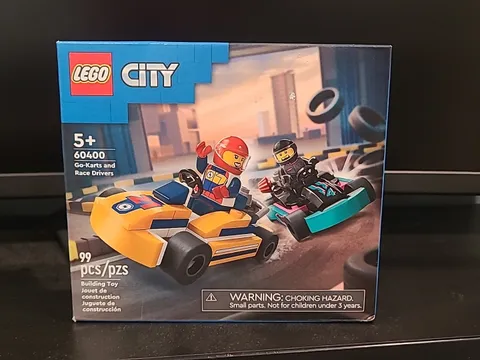 LEGO CITY 60400 Go-Karts and Race Drivers New in Box