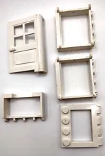 Lego Replacement Parts White Door White Window Frames And Hinges