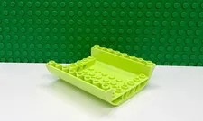 Lego 1 Yellowish Green 8x8 Boat Hull NEW