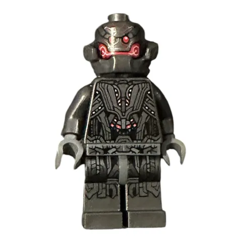 LEGO Marvel Ultron Minifigure Dark Gray Avengers Age of Ultron Robot