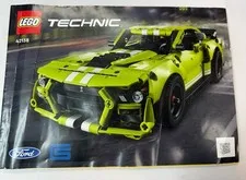 Manual for Lego Technic 42138 Ford Shelby -MANUAL ONLY