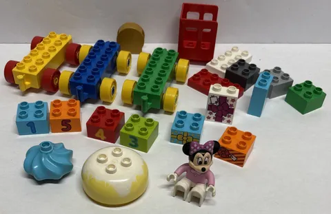 Lego DUPLO 10913 Minnie Mickey Mouse Birthday Parade Train Pieces INCOMPLETE Set