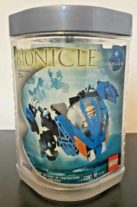 LEGO BIONICLE: Gahlok (8562) Bohrok, Container Only, Opened, No Hanger