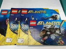 Lego Atlantis Lot 4 Instructions Manuals Only