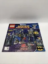 Lego 6860 DC Comics Super Heroes Batcave Instruction Manual Only #2 Batman